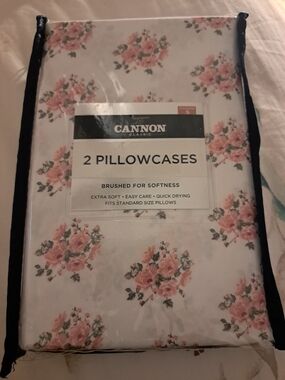 Canon Classic Pink Floral Pillowcases - Set of 2